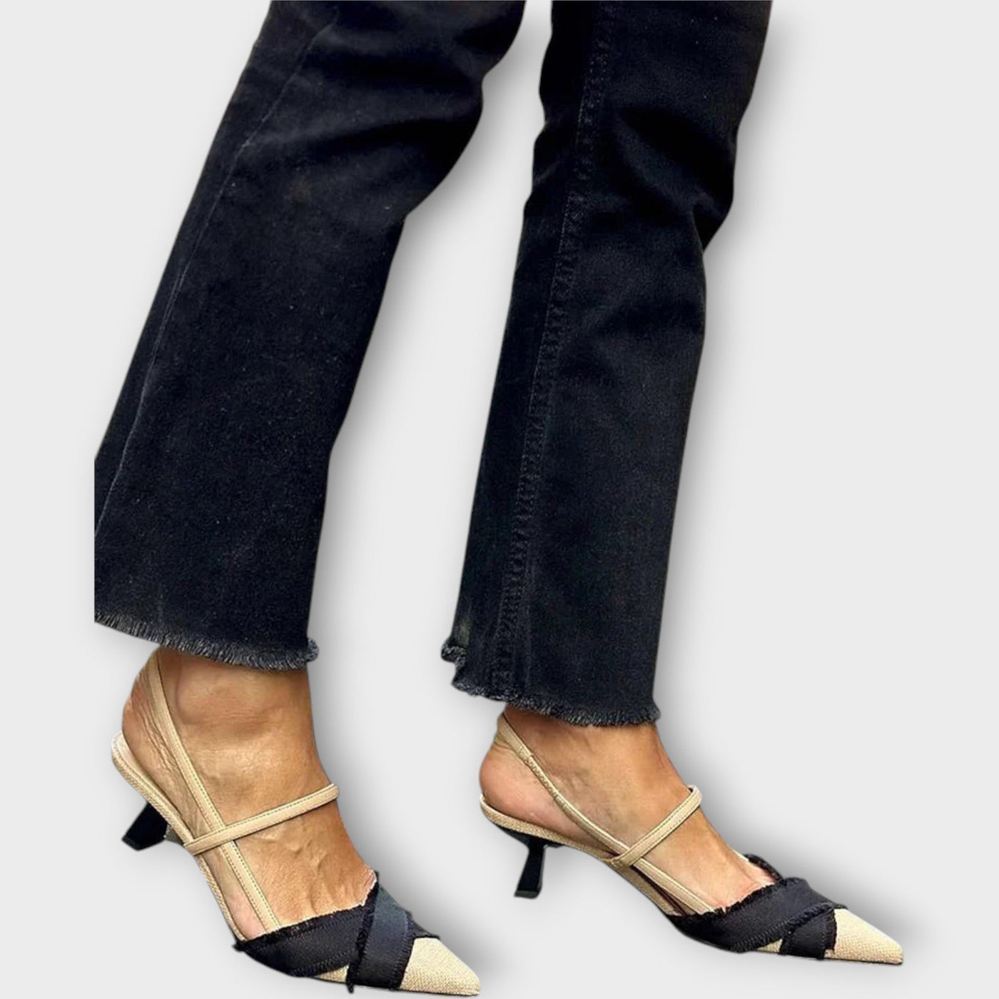 Elegant slingback heels