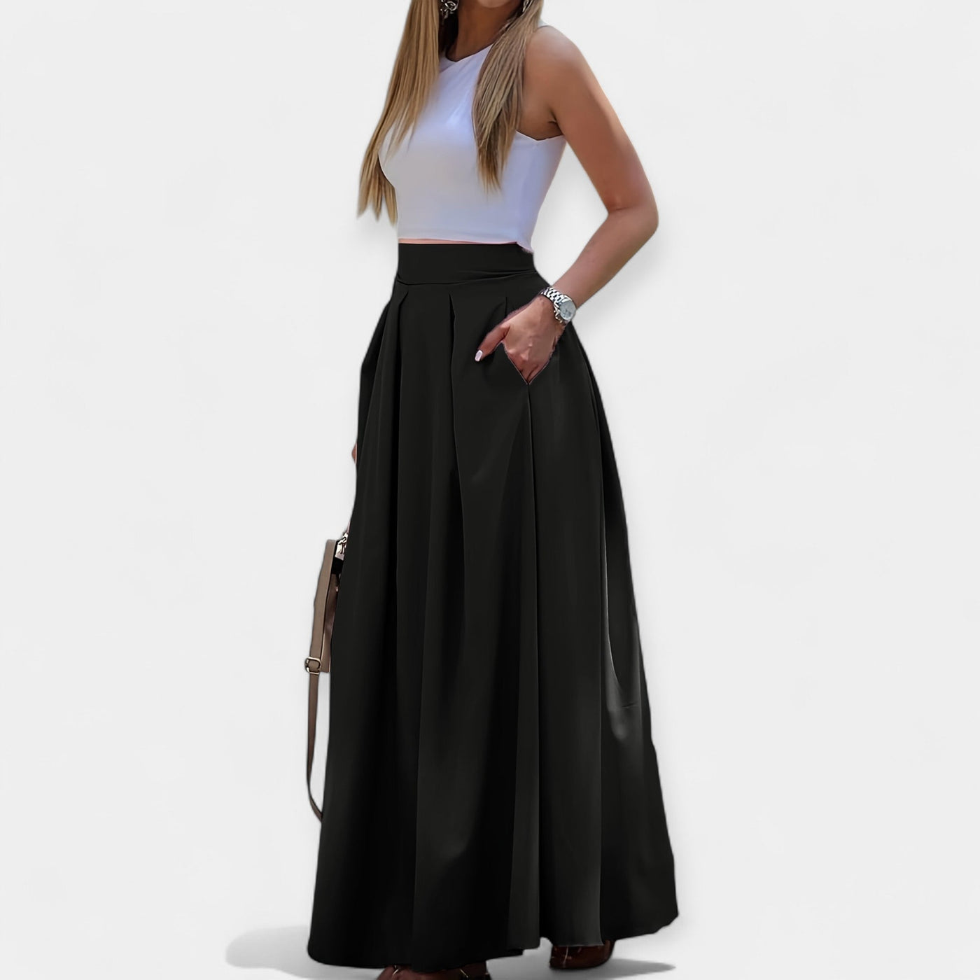 Elegant midi skirt