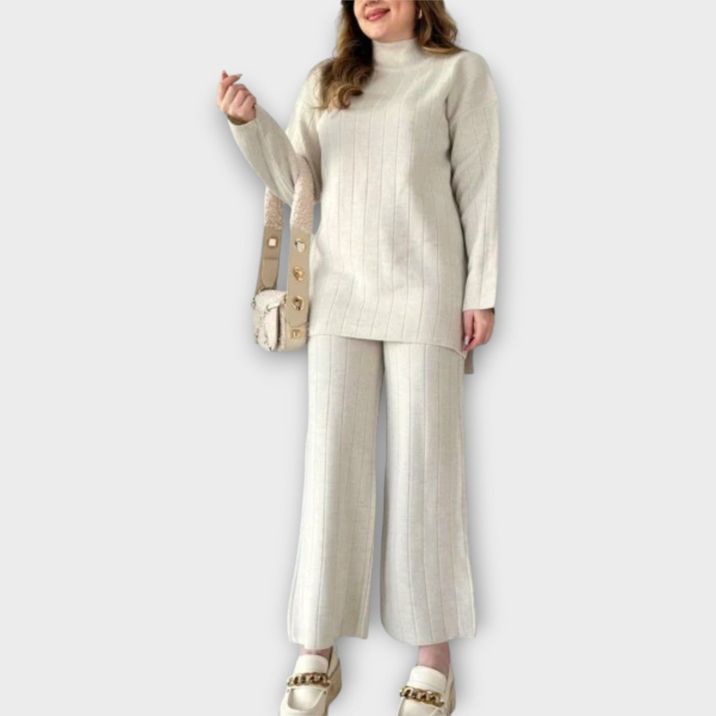 Knitted loose-fitting set