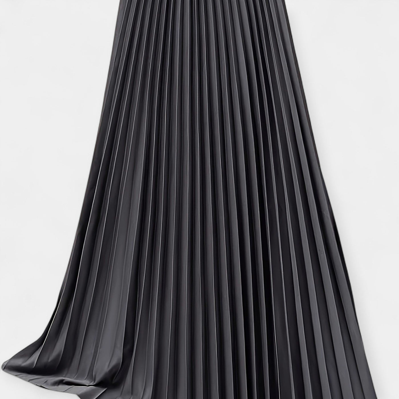 Long pleated skirt