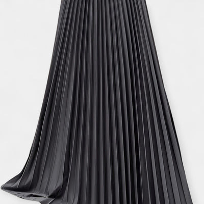 Long pleated skirt
