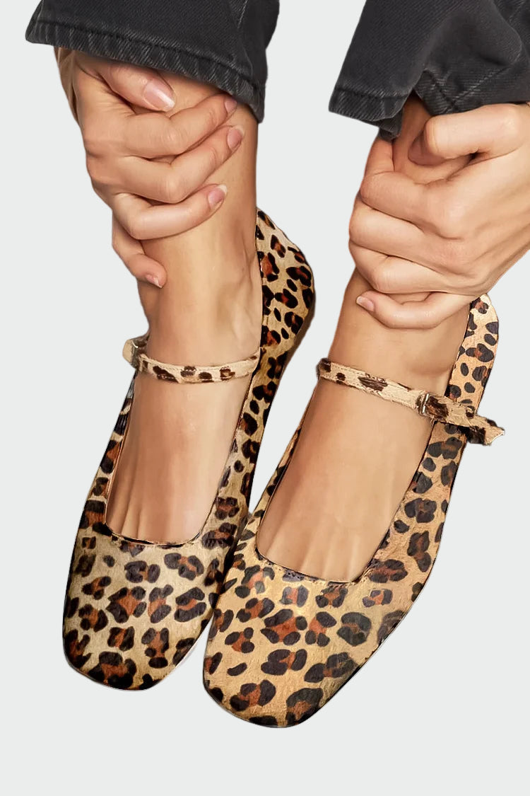 Leopard Print flats
