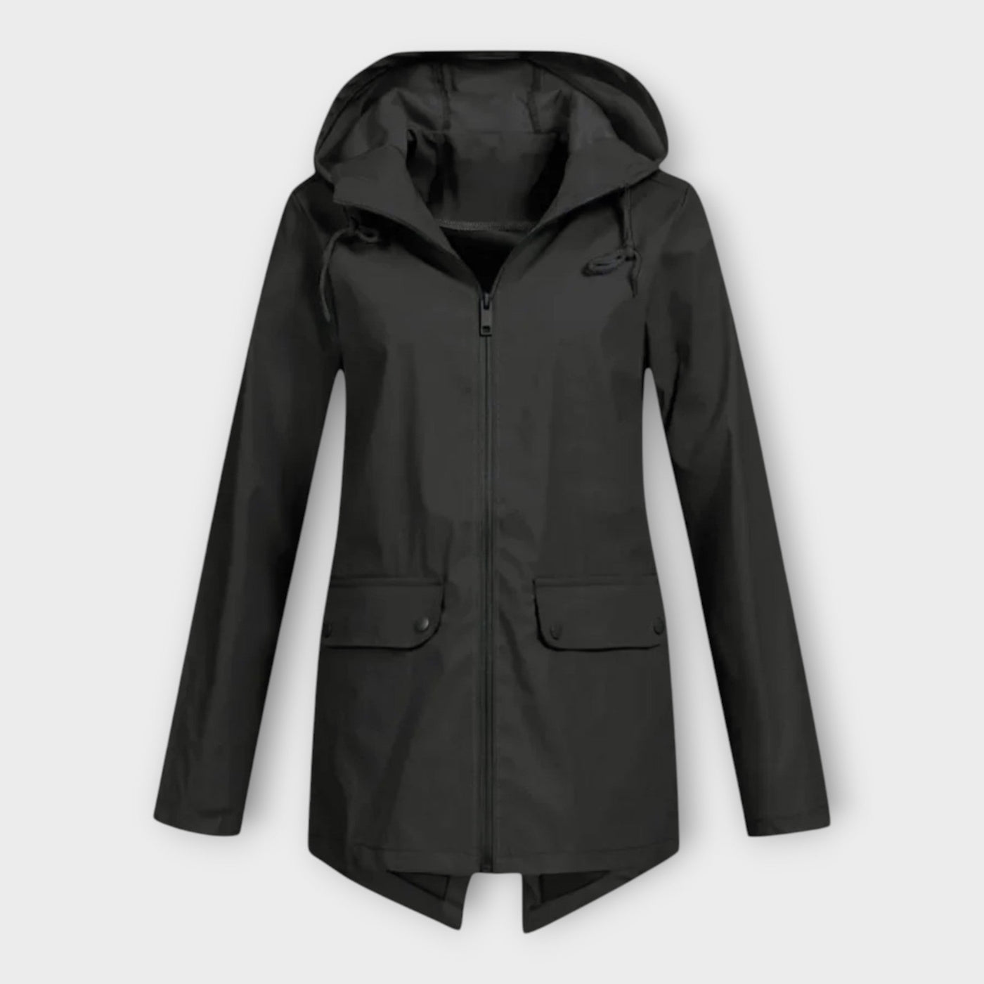 Stylish waterproof hooded jacket