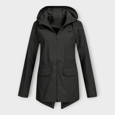 Stylish waterproof hooded jacket