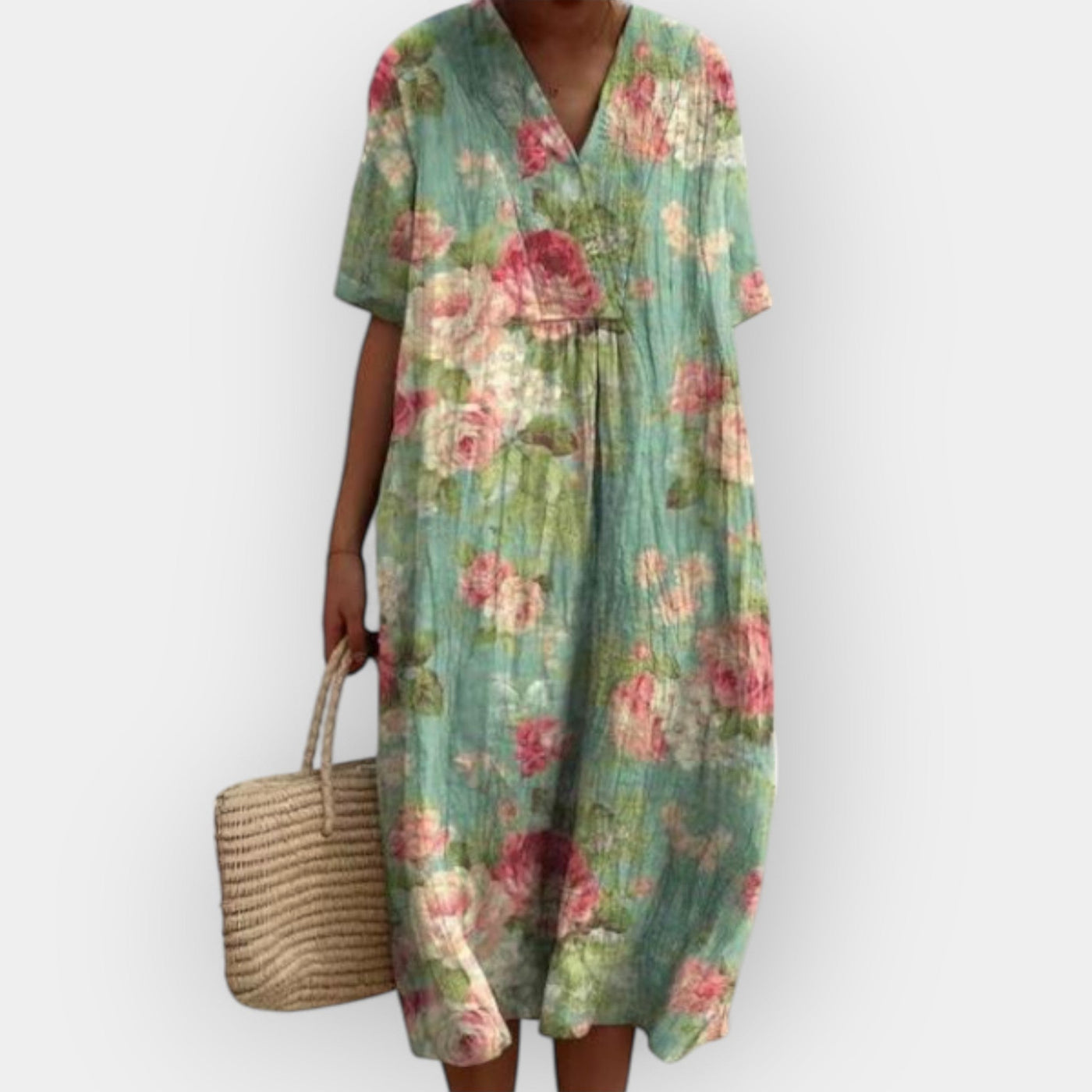 Floral dress for warm days