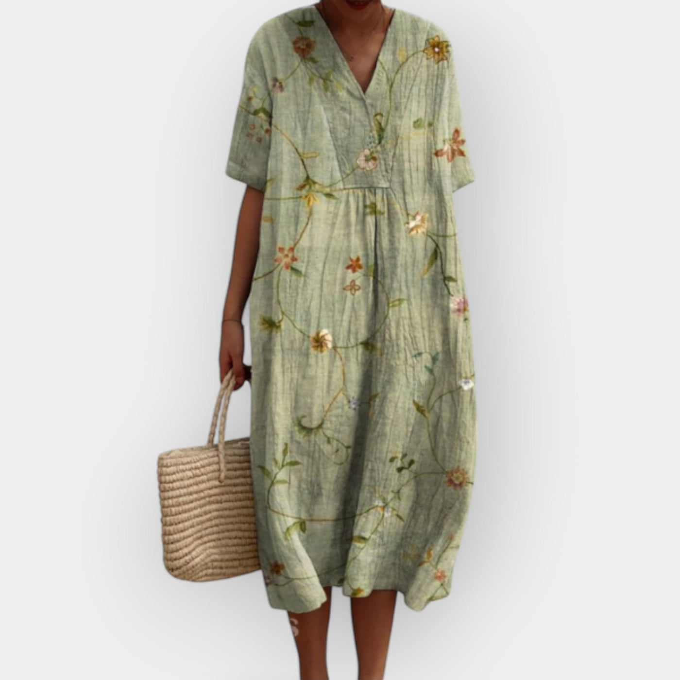 Floral dress for warm days