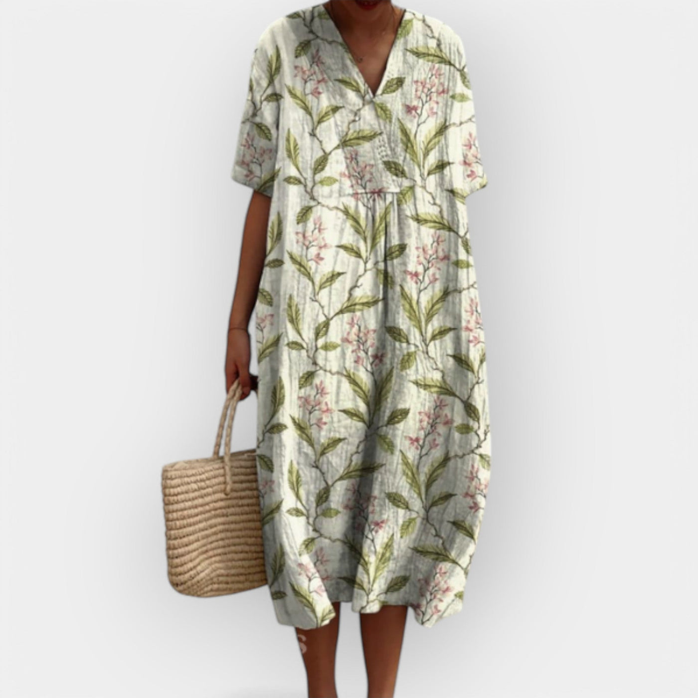 Floral dress for warm days