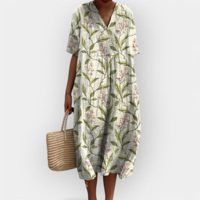 Floral dress for warm days