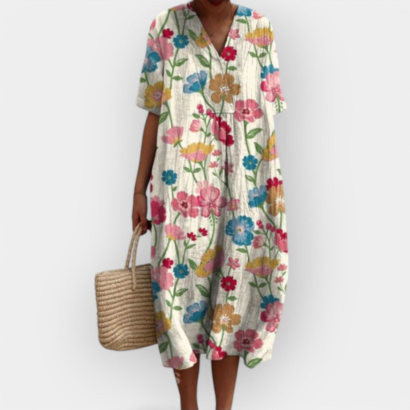 Floral dress for warm days