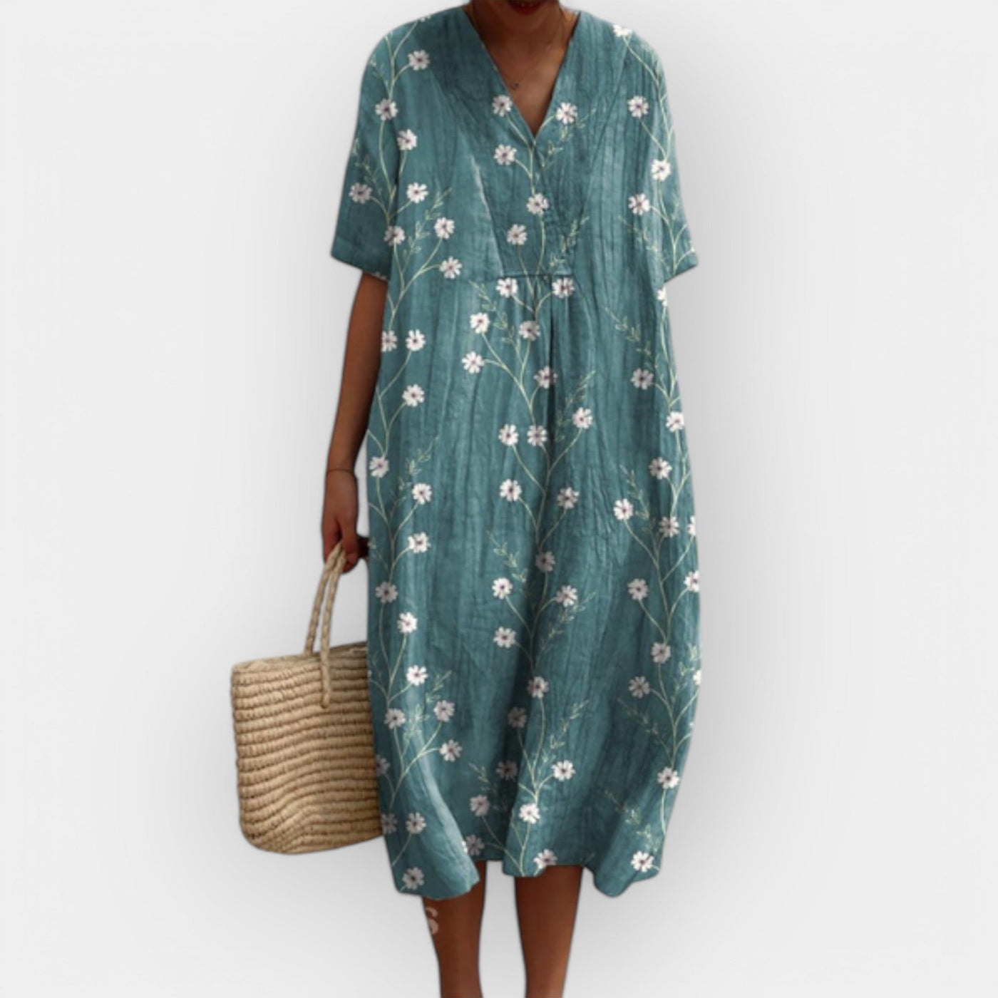 Floral dress for warm days