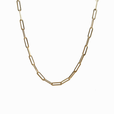 Golden chain necklace