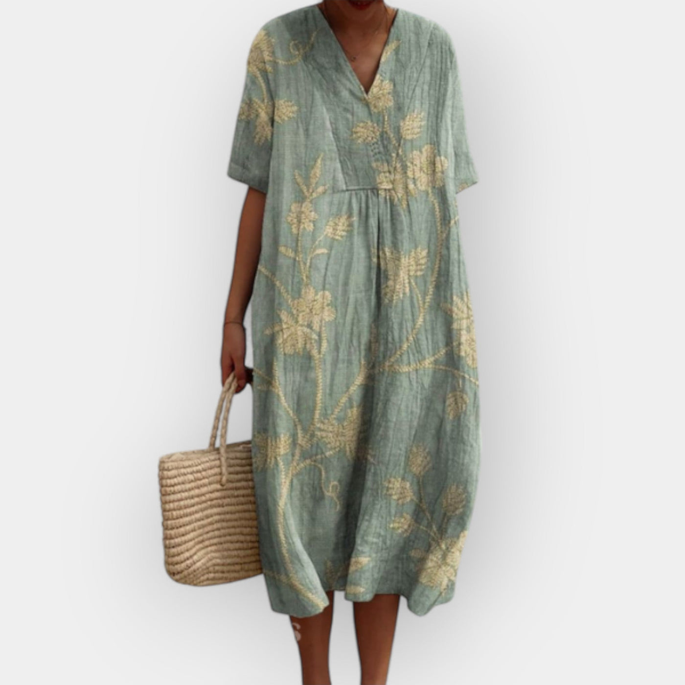 Floral dress for warm days