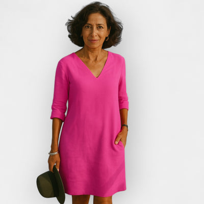 Summer dress with a carefree style