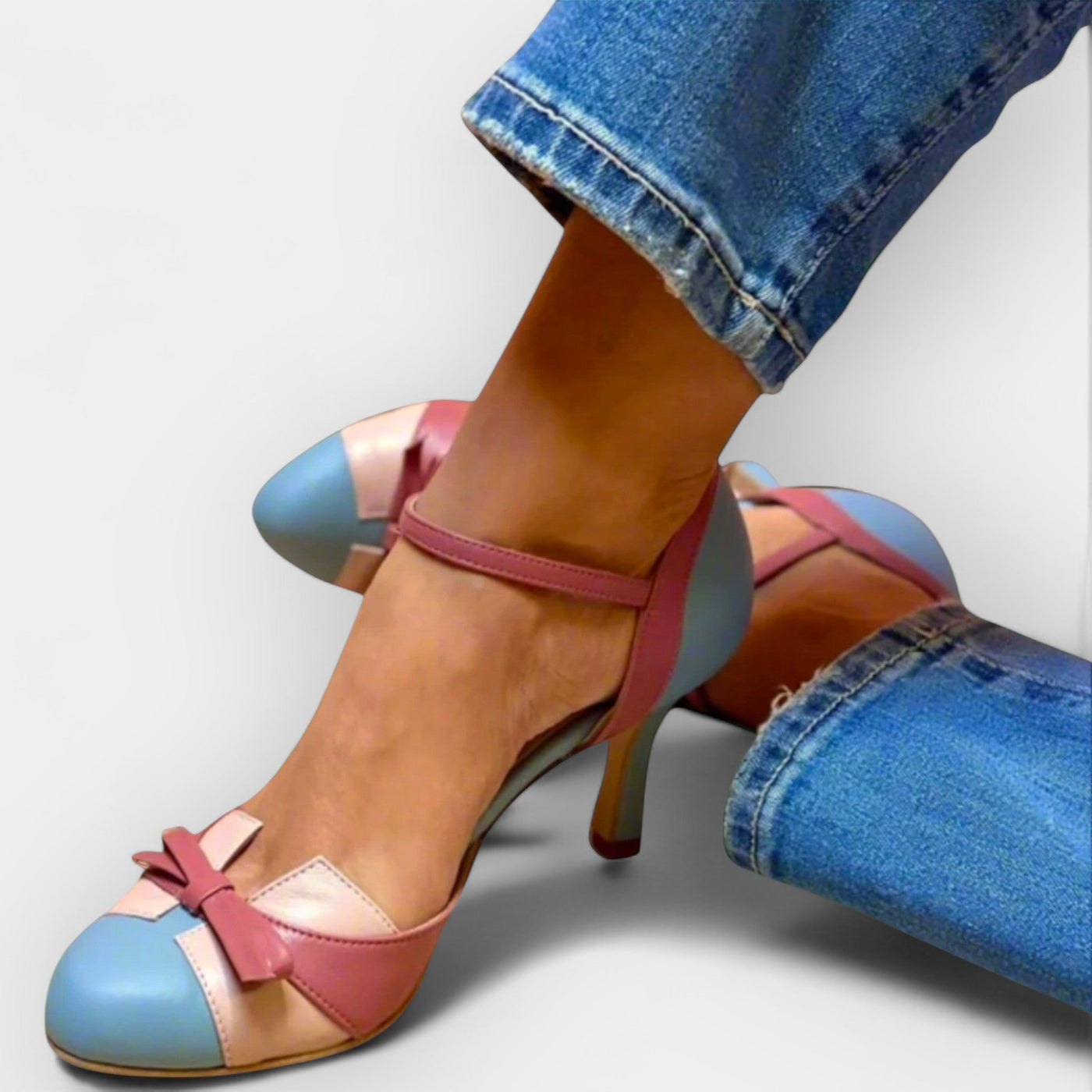 Comfortable stylish romantic heels