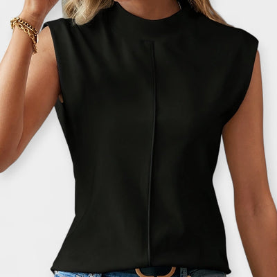 Elegant sleeveless shirt