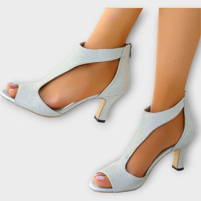 Stylish and comfortable heeled sandals