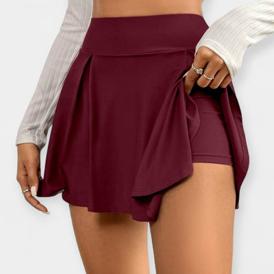 Tennis-style skirt-shorts