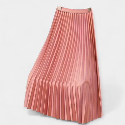 Long pleated skirt
