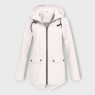 Stylish waterproof hooded jacket