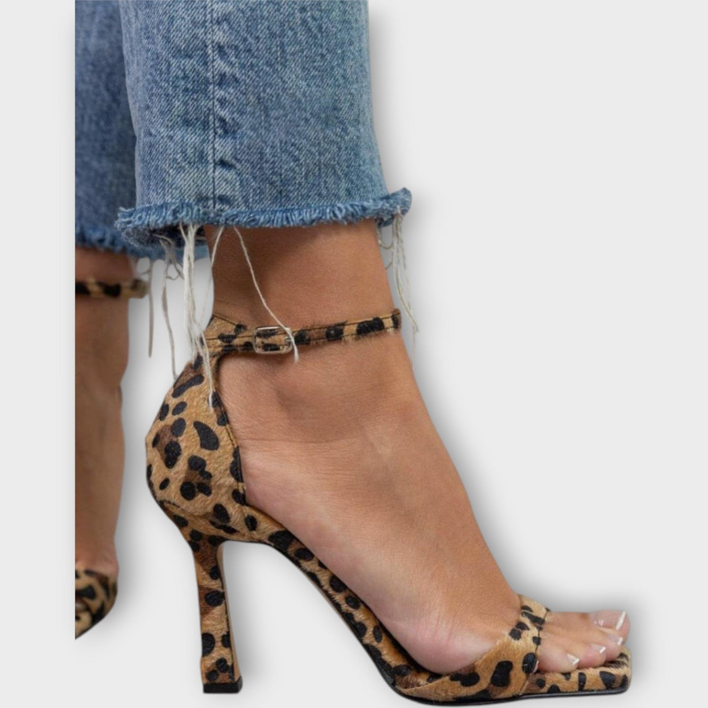 Animal print heels