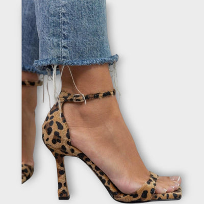 Animal print heels