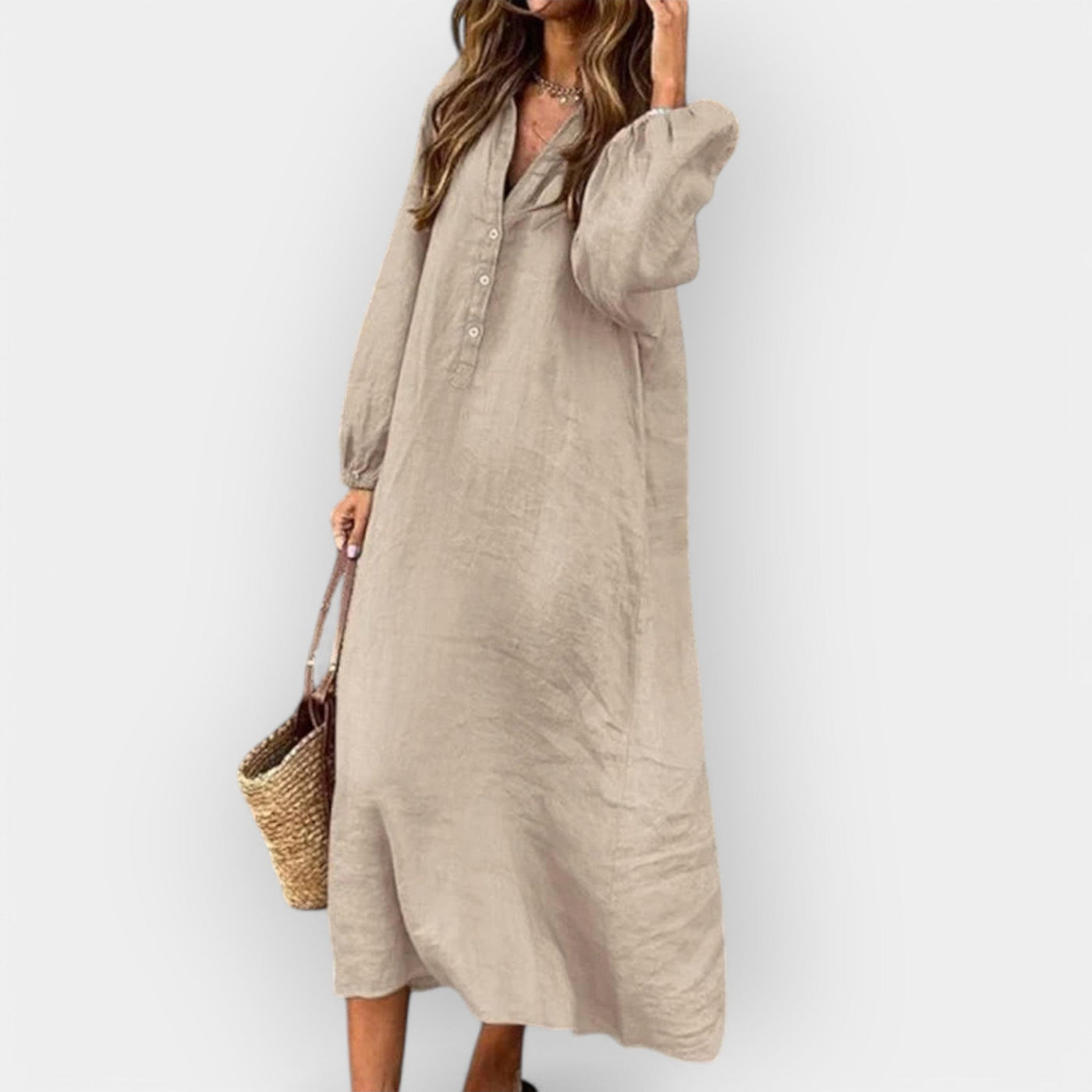 Elegant linen dress
