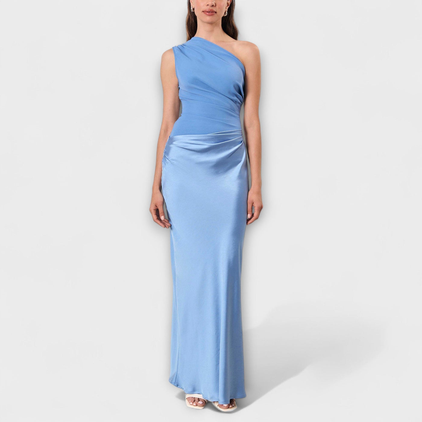One-shoulder maxi dress