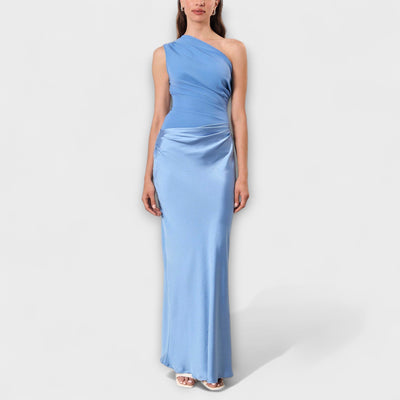 One-shoulder maxi dress