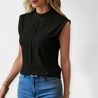 Elegant sleeveless shirt