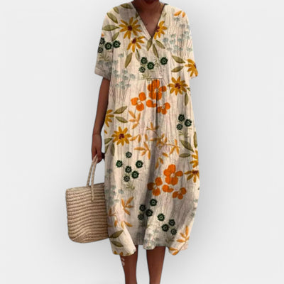 Floral dress for warm days