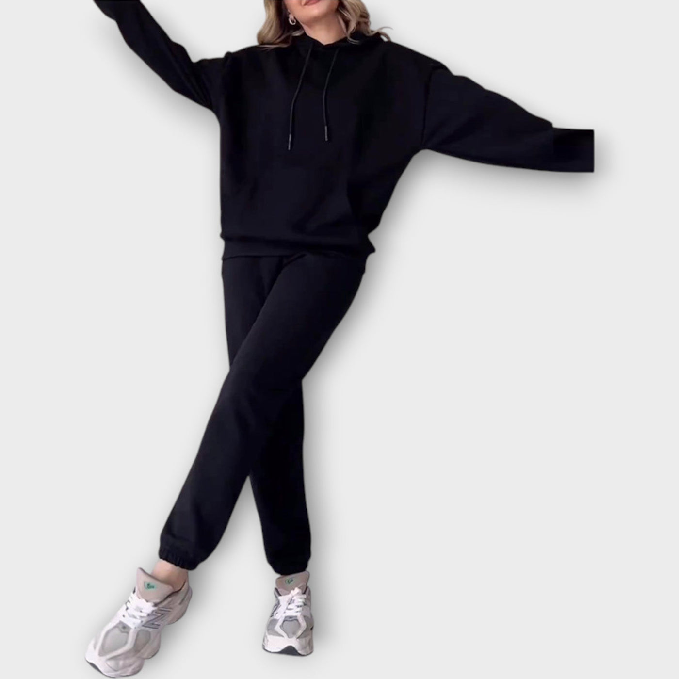 Loose-fitting tracksuit set