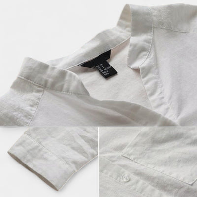 Loose linen and cotton shirt