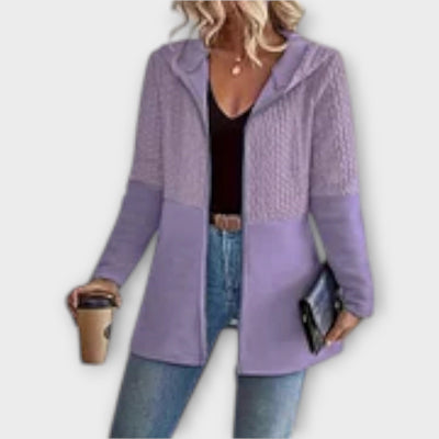 Stylish hooded jacket with modern details