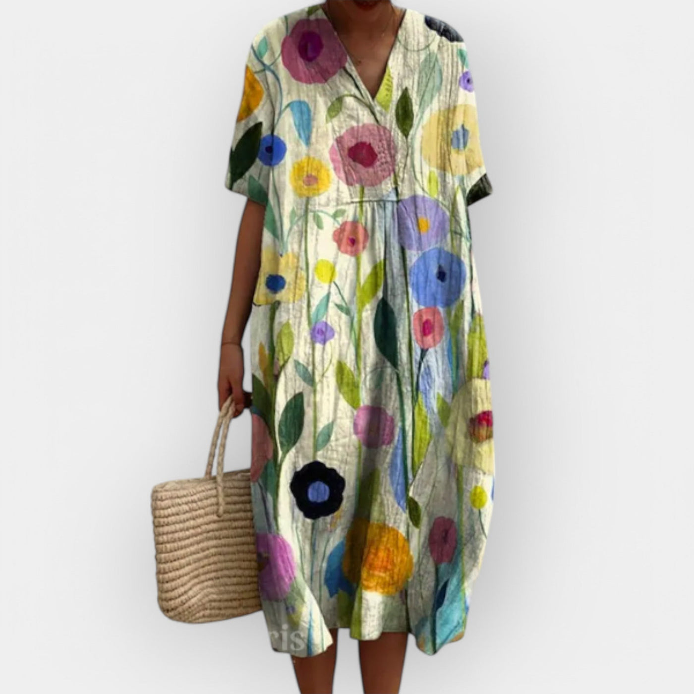 Floral dress for warm days