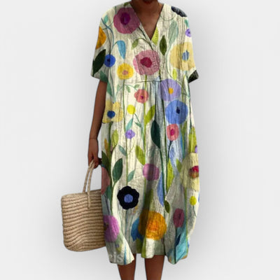 Floral dress for warm days