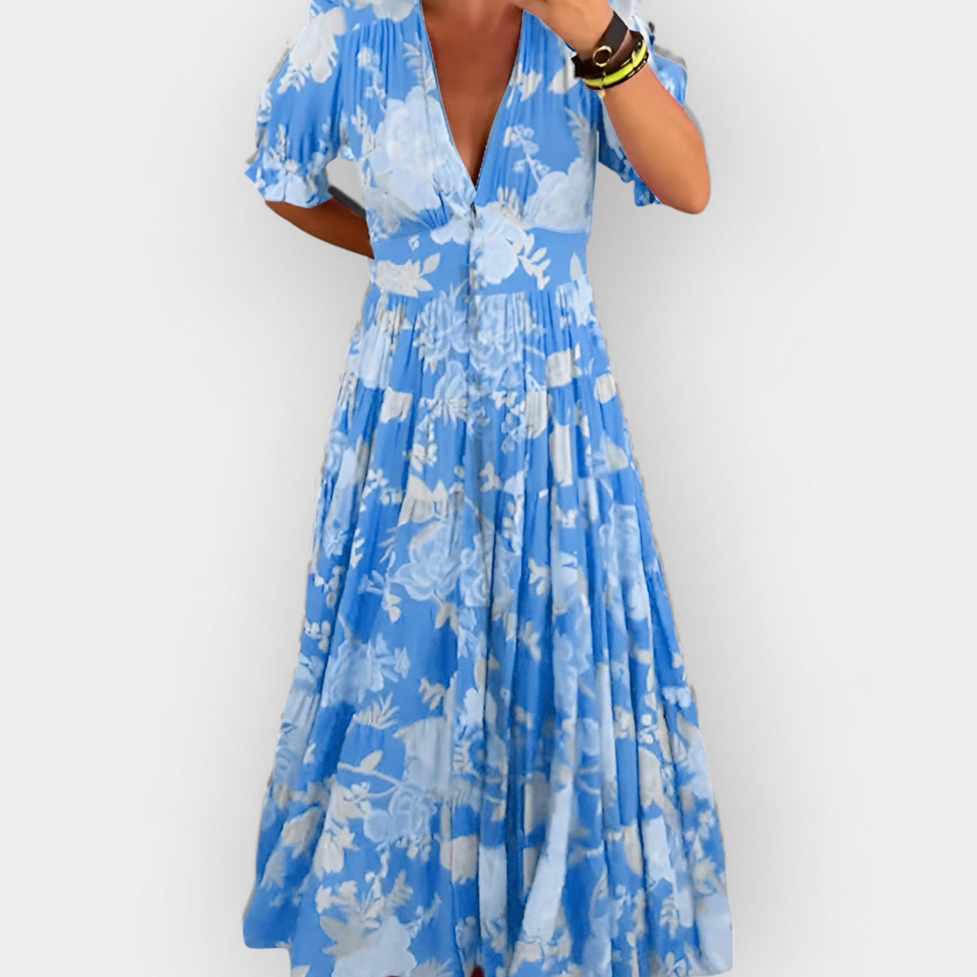 Airy floral with pockets