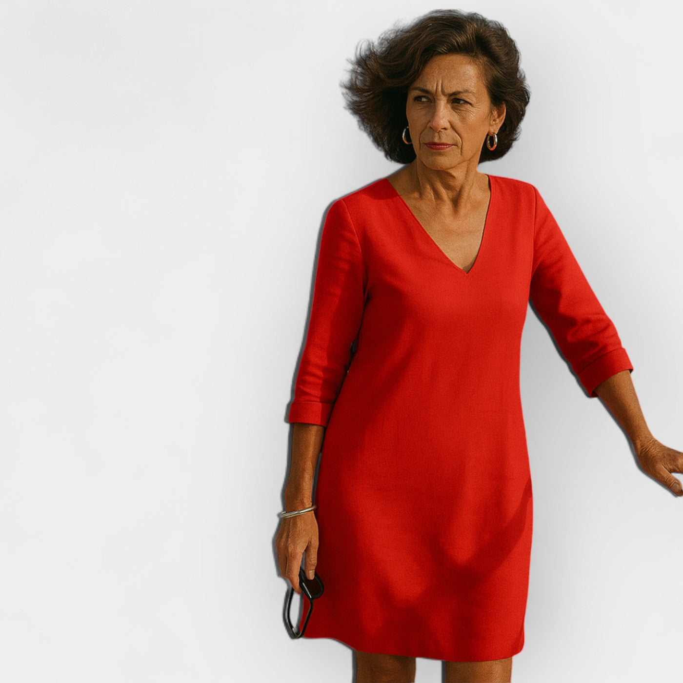 Summer dress with a carefree style