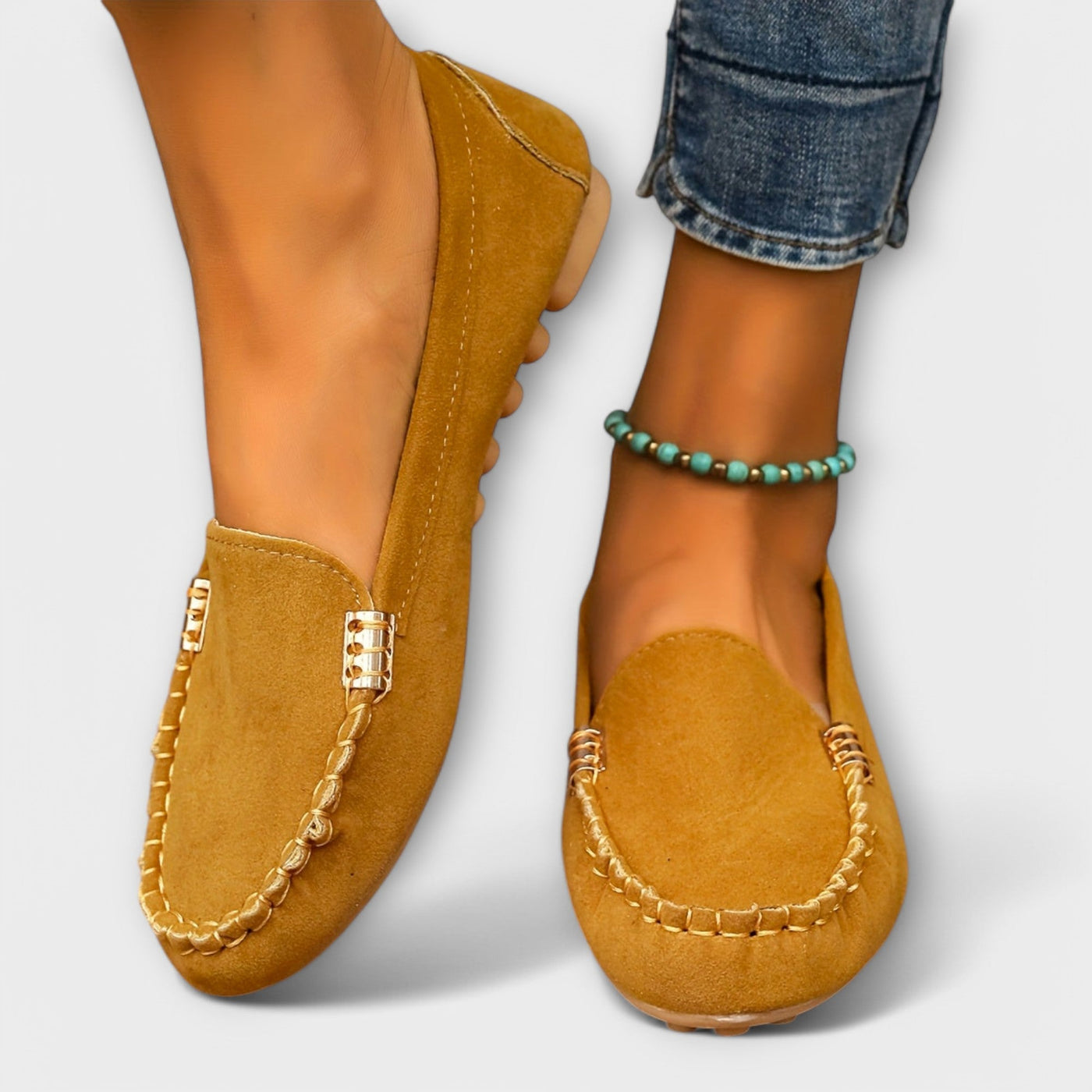 Vibrant driving moccasins