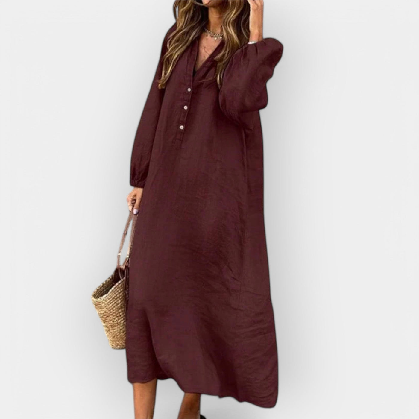 Elegant linen dress