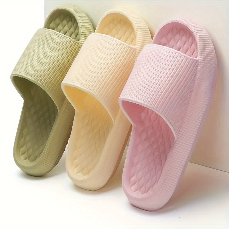 Cushioned Texture Comfort Slide Sandals