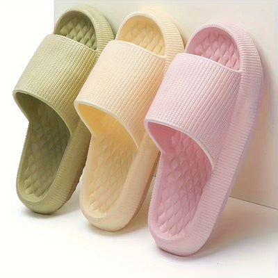 Cushioned Texture Comfort Slide Sandals