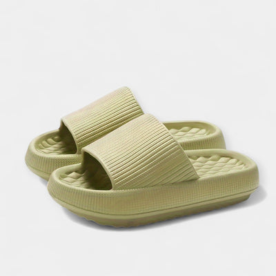 Cushioned Texture Comfort Slide Sandals