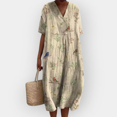 Floral dress for warm days