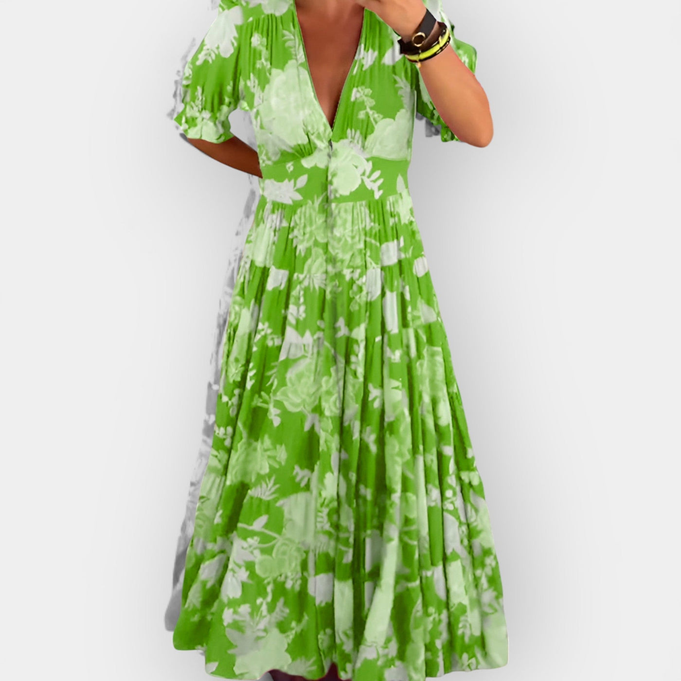 Airy floral with pockets