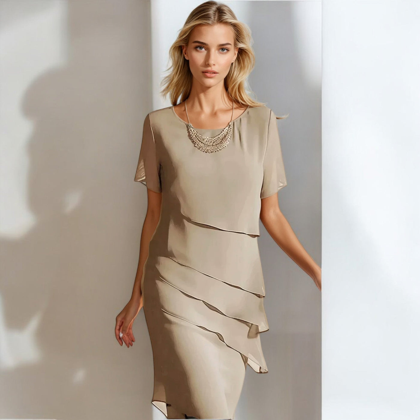 Elegant chiffon dress