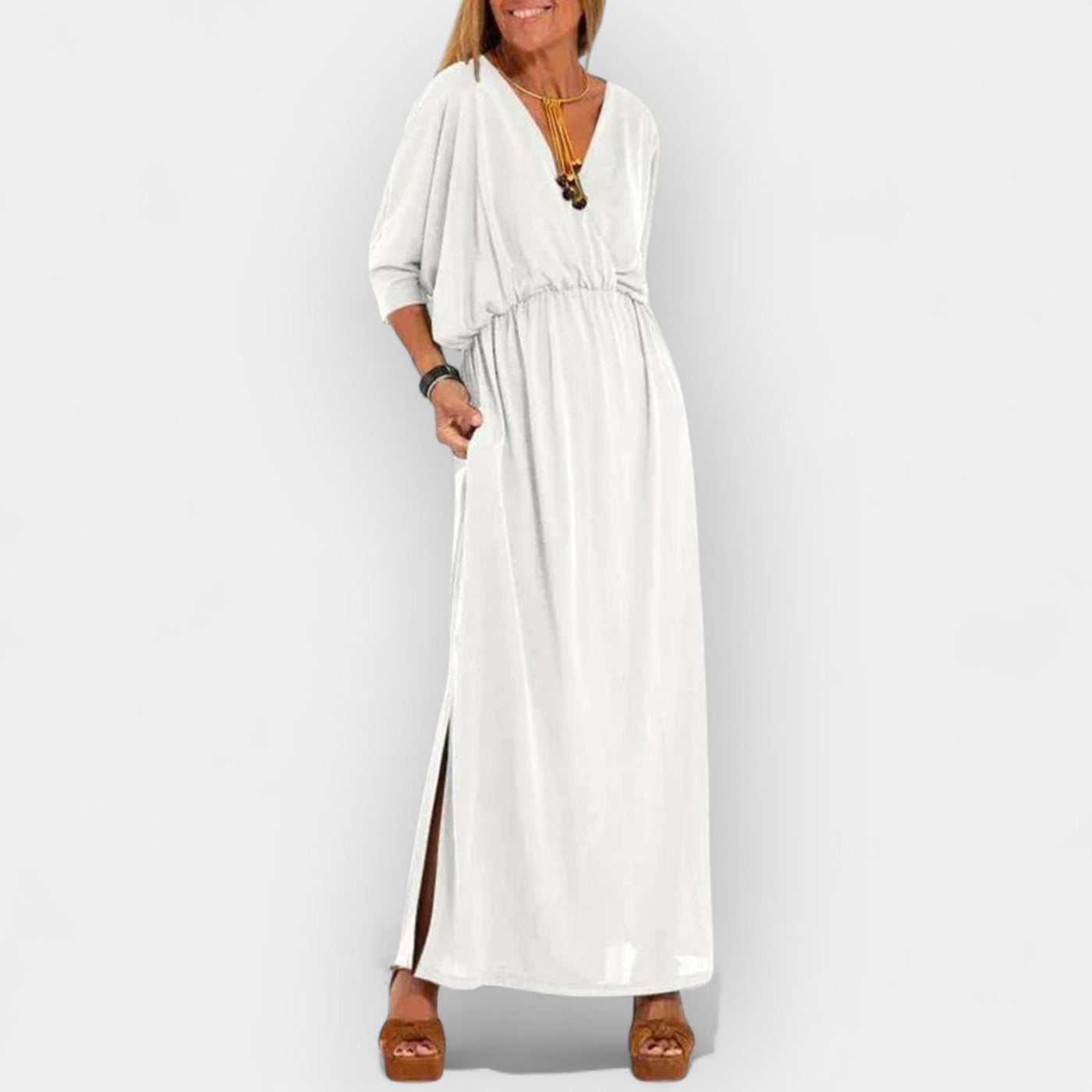 Long dress in retro style