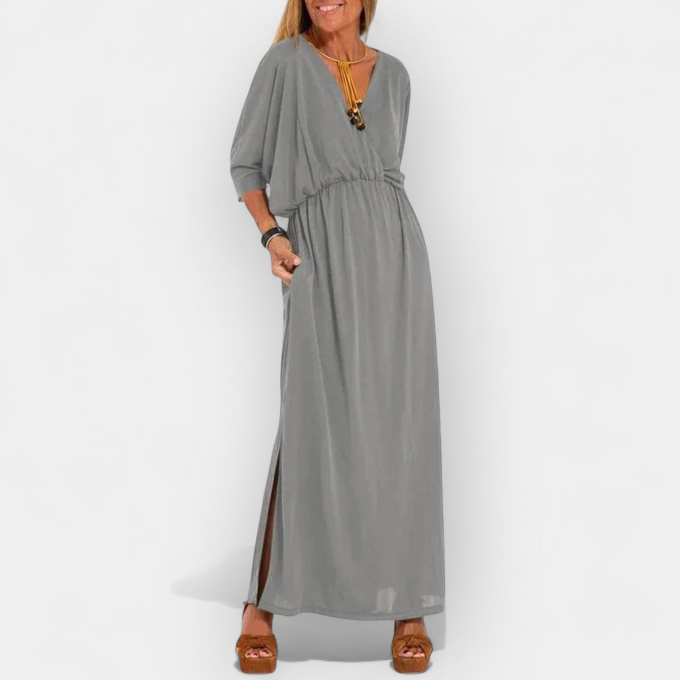 Long dress in retro style