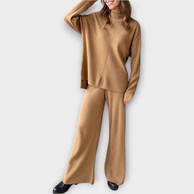 A set with relaxed lines and a minimalist aesthetic