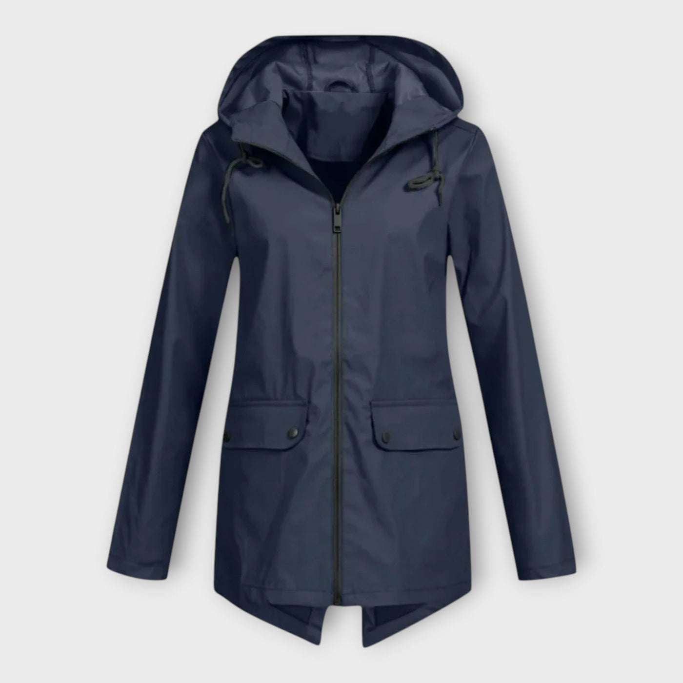 Stylish waterproof hooded jacket
