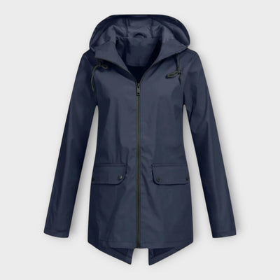 Stylish waterproof hooded jacket